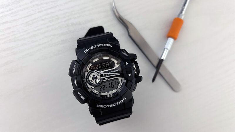 G-SHOCK、電池交換と液晶不良～ジーショック復活まで
