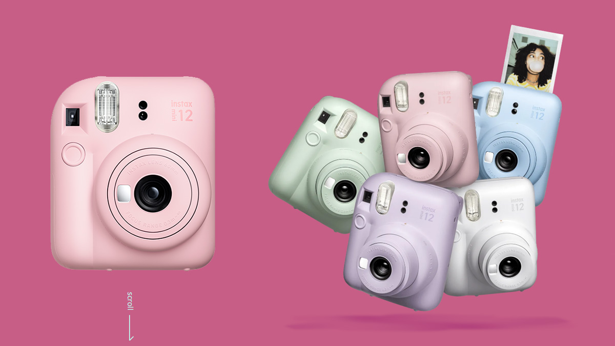 instax mini 12 富士フイルム チェキ インスタントカメラ